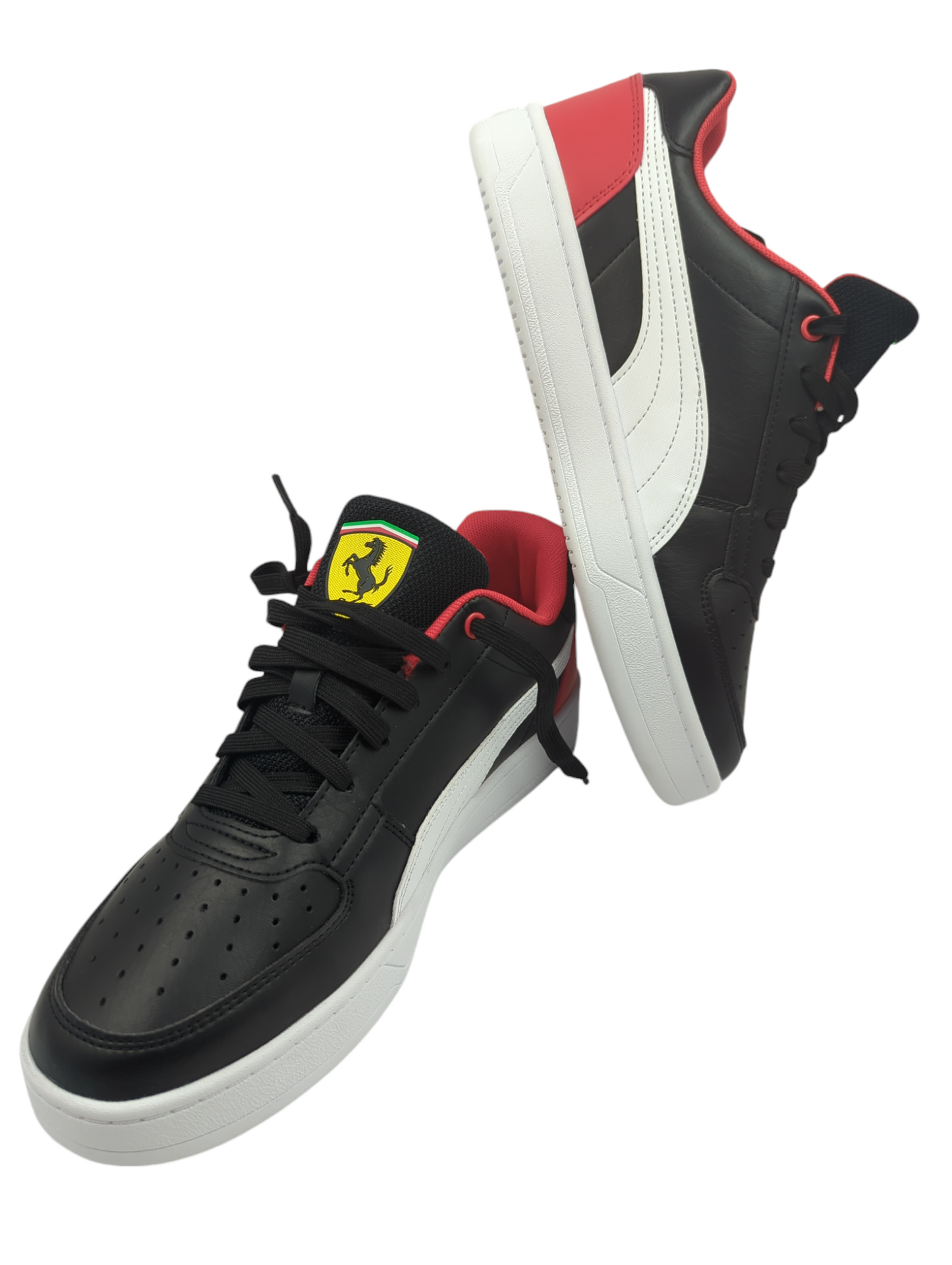 Puma Ferrari Caven Casual Negro / Rojo No 26.5