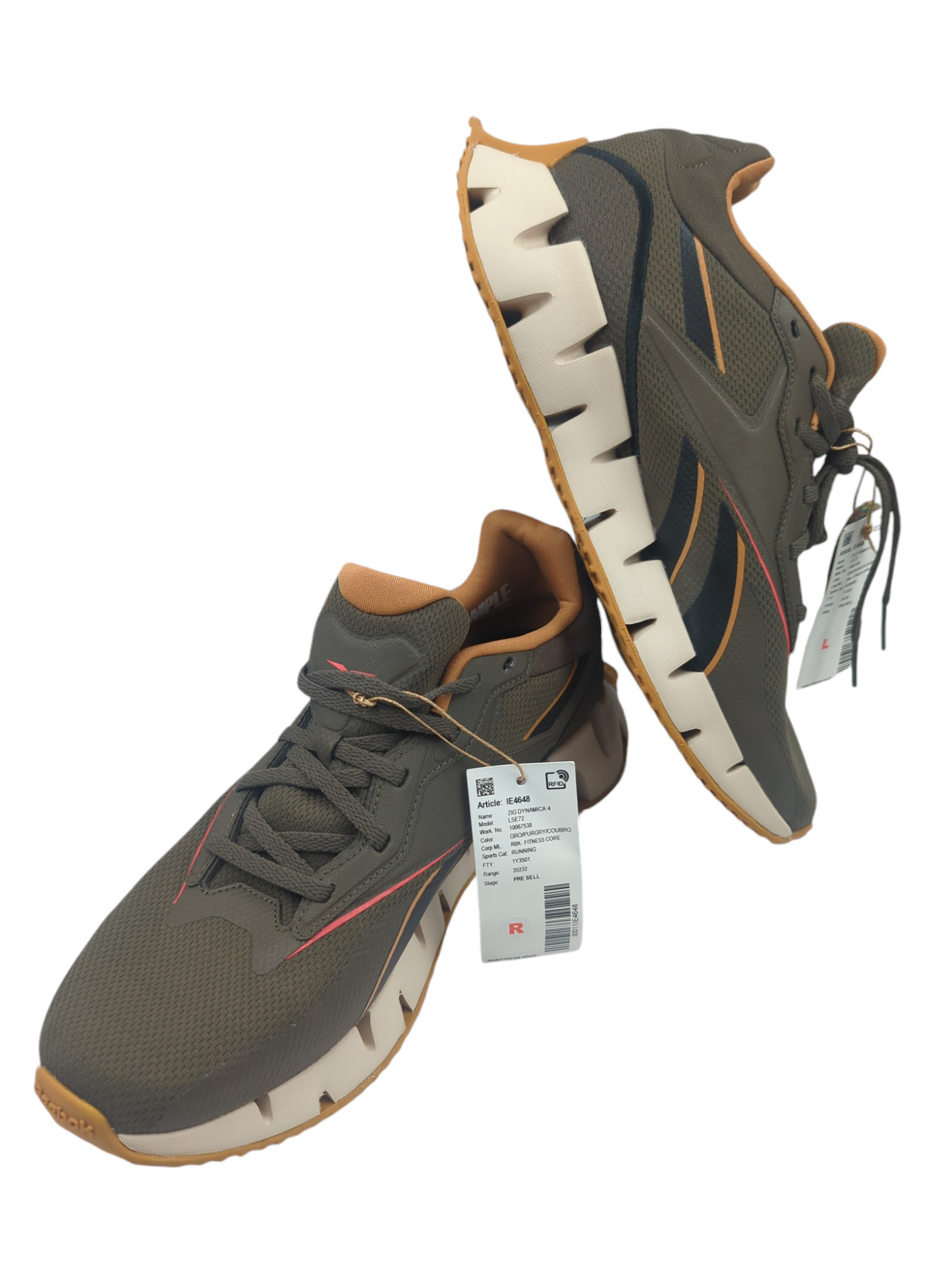 Reebok Zig Running / Training Cafe / Gris No 27