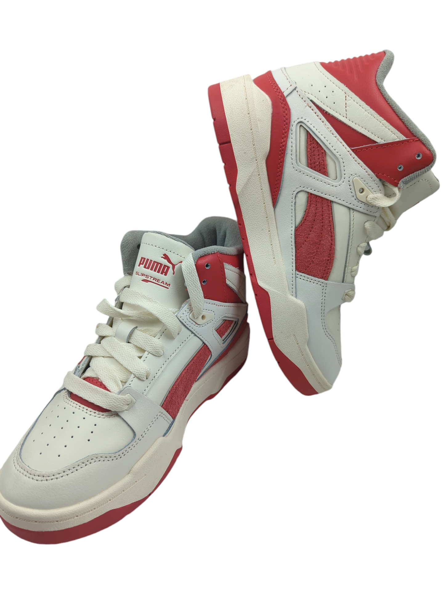 Puma Slipstream Casual Bota Piel Beige / Rojo No 24.5