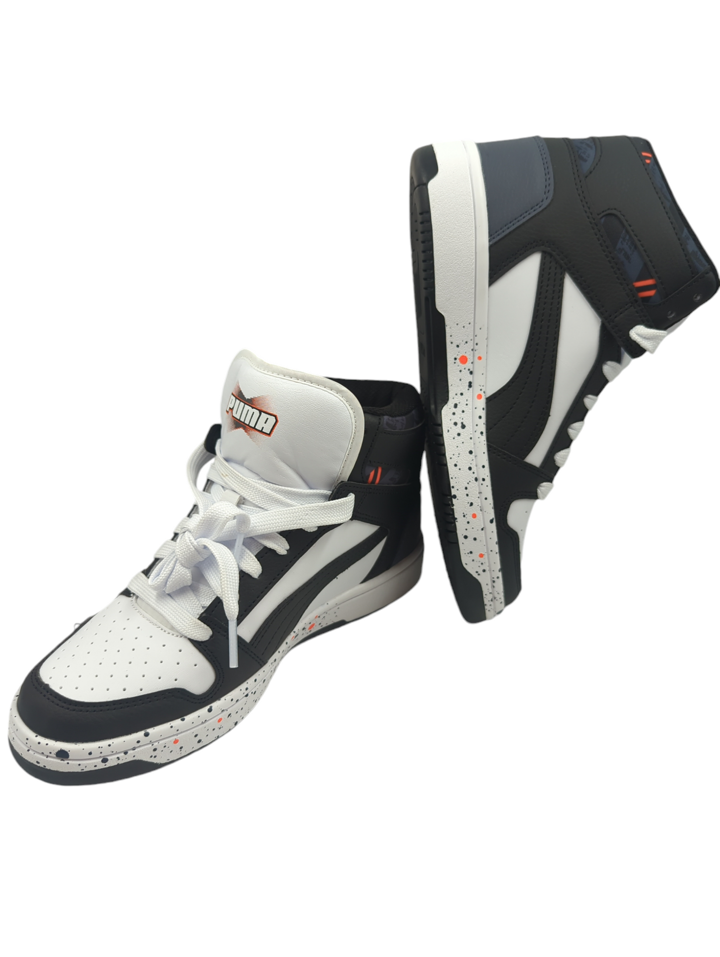 Puma Rebound Casual Basketball Retro Blanco / Negro No 23