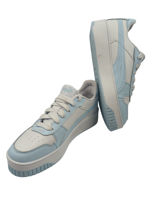 Puma Carina Street Pro Casual Media Plataforma Blanco / Azul No 23.5