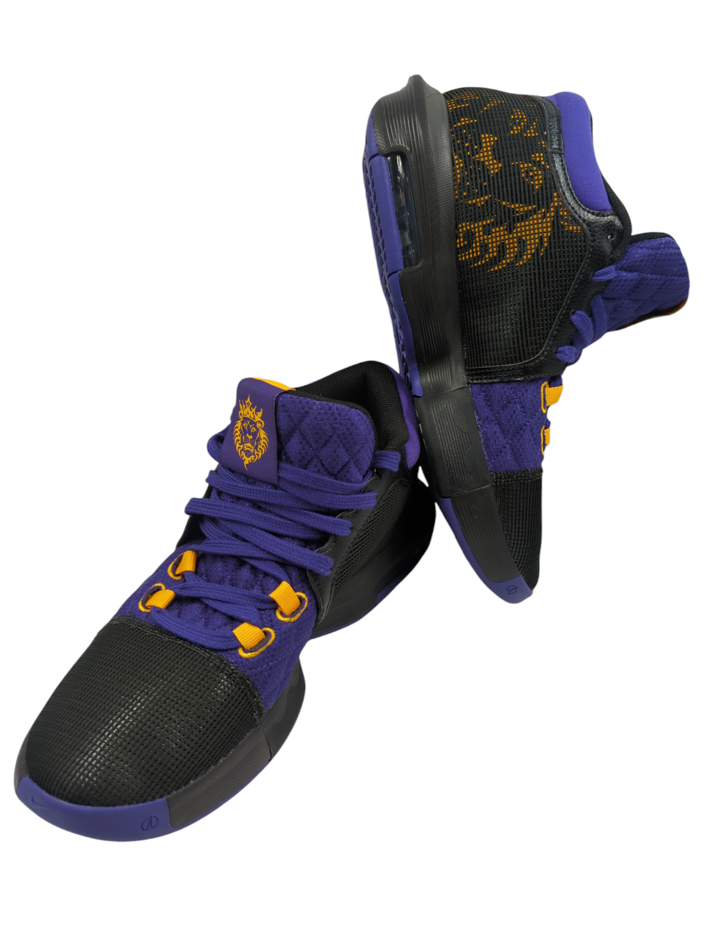 Lebron James Witness VIII Basketball Mid Negro / Morado / Amarillo No 27.5