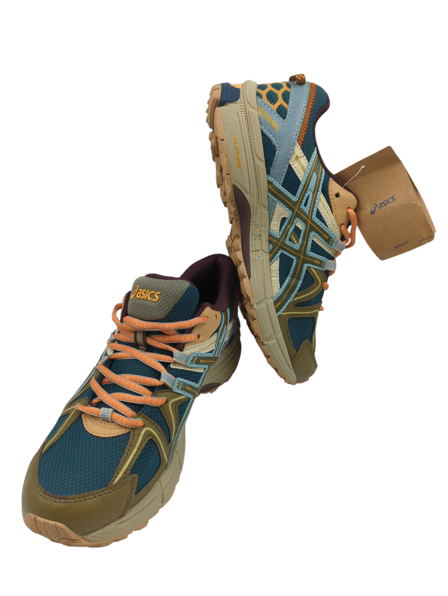Asics Gel Kahana 8 Running Trail Naranja / Azul / Beige No 26.5