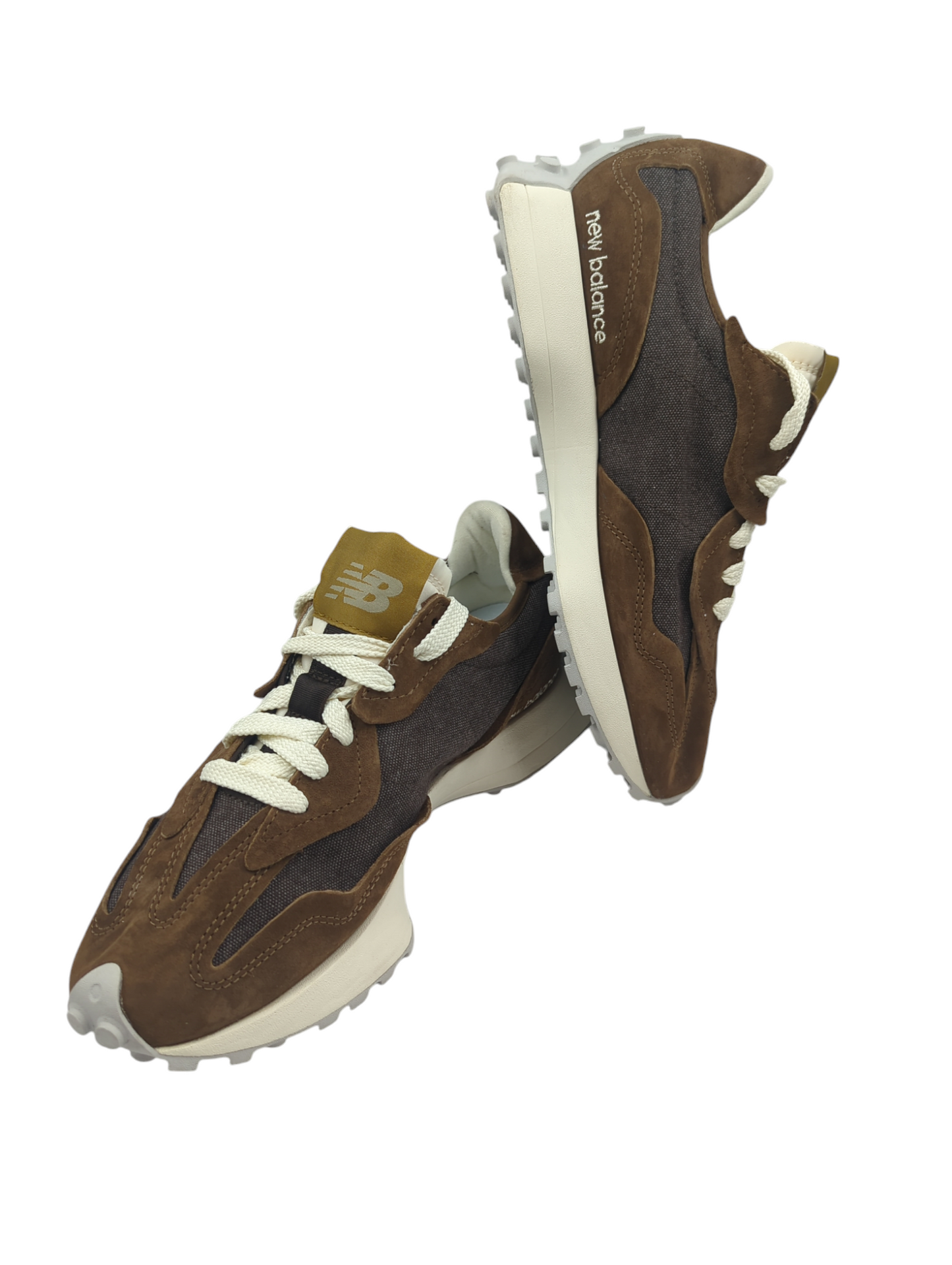 New Balance 327 Running / Casual Cafe / Blanco / Gris No 26.5