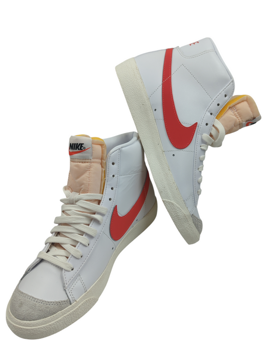 Nike Blazer Bota Casual Blanco / Rojo No 27