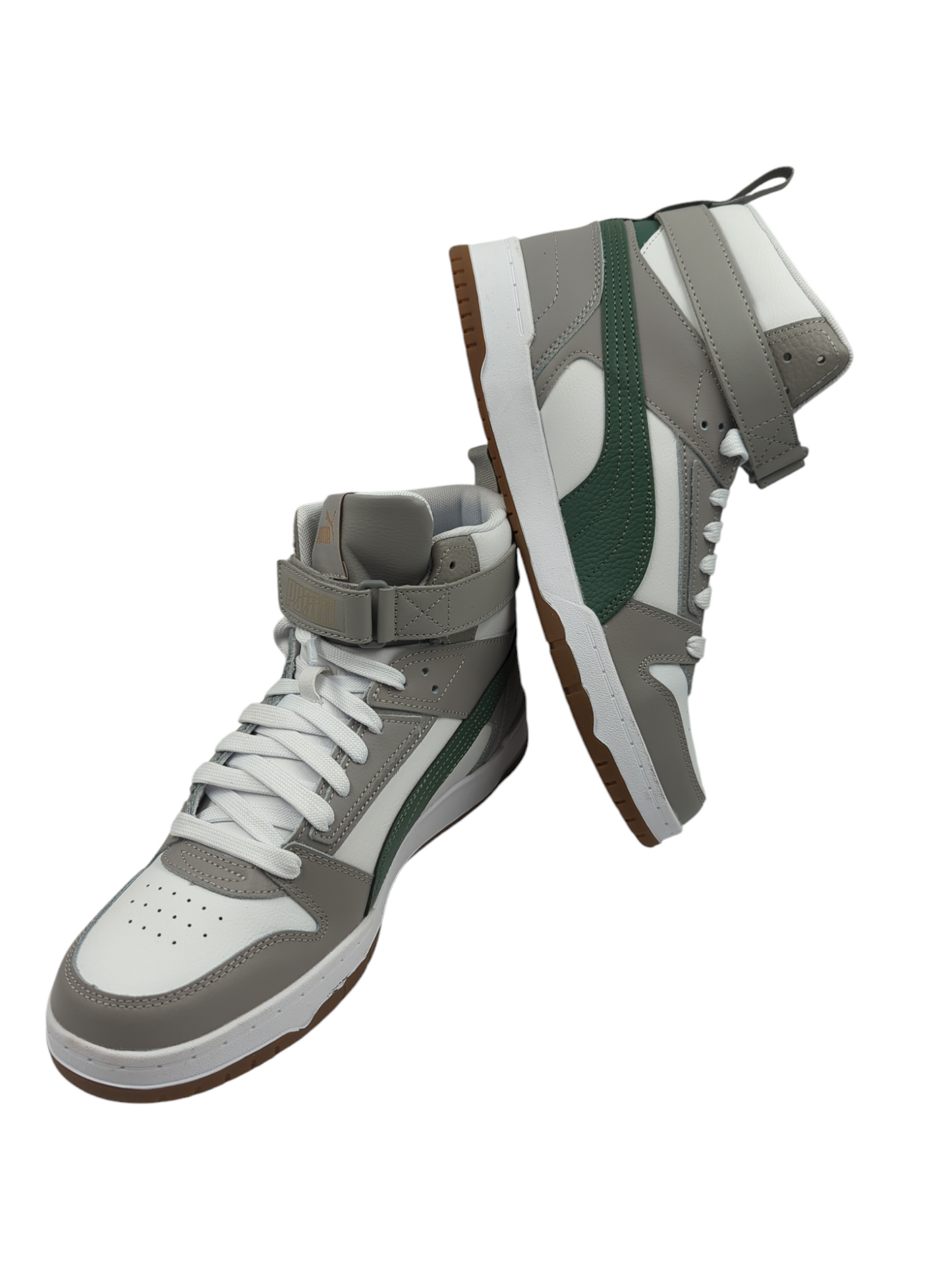 Puma Rbd Game Basketball Casual Retro Gris / Verde No 27.5