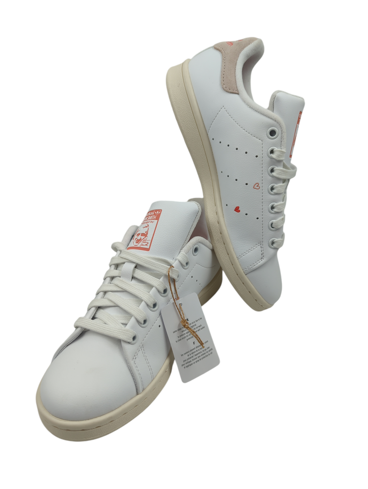 Adidas Stan Smith Casual Blanco Piel / Gamusa Rosa No 24