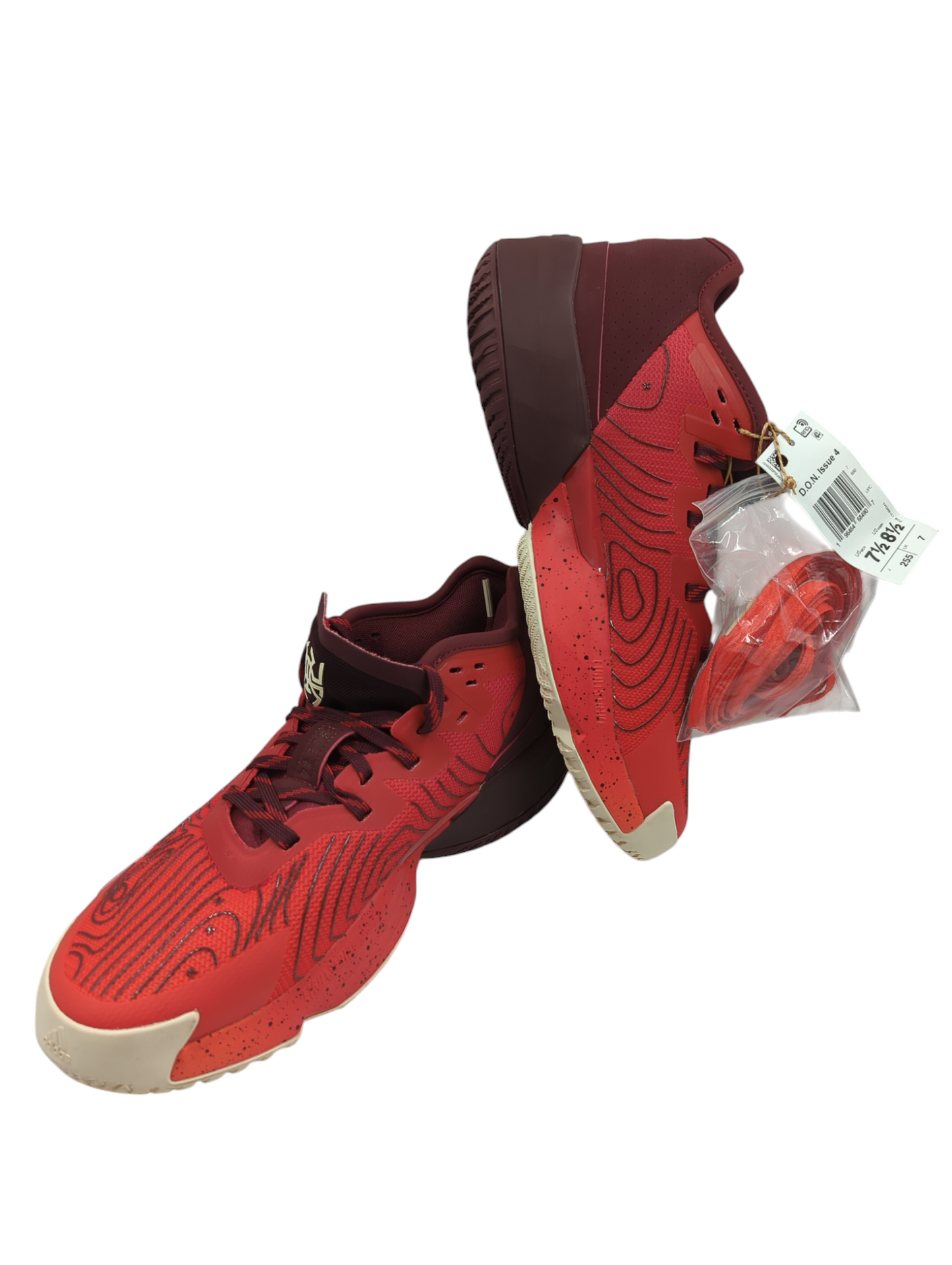 Adidas D.O.N Mitchell Issue 4 Basketball Rojo / Vino No 25.5