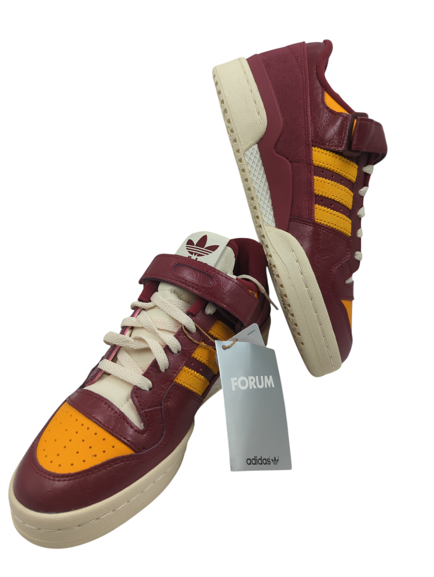 Adidas Forum 84 Low Piel Vino / Mostaza / Beige No 27