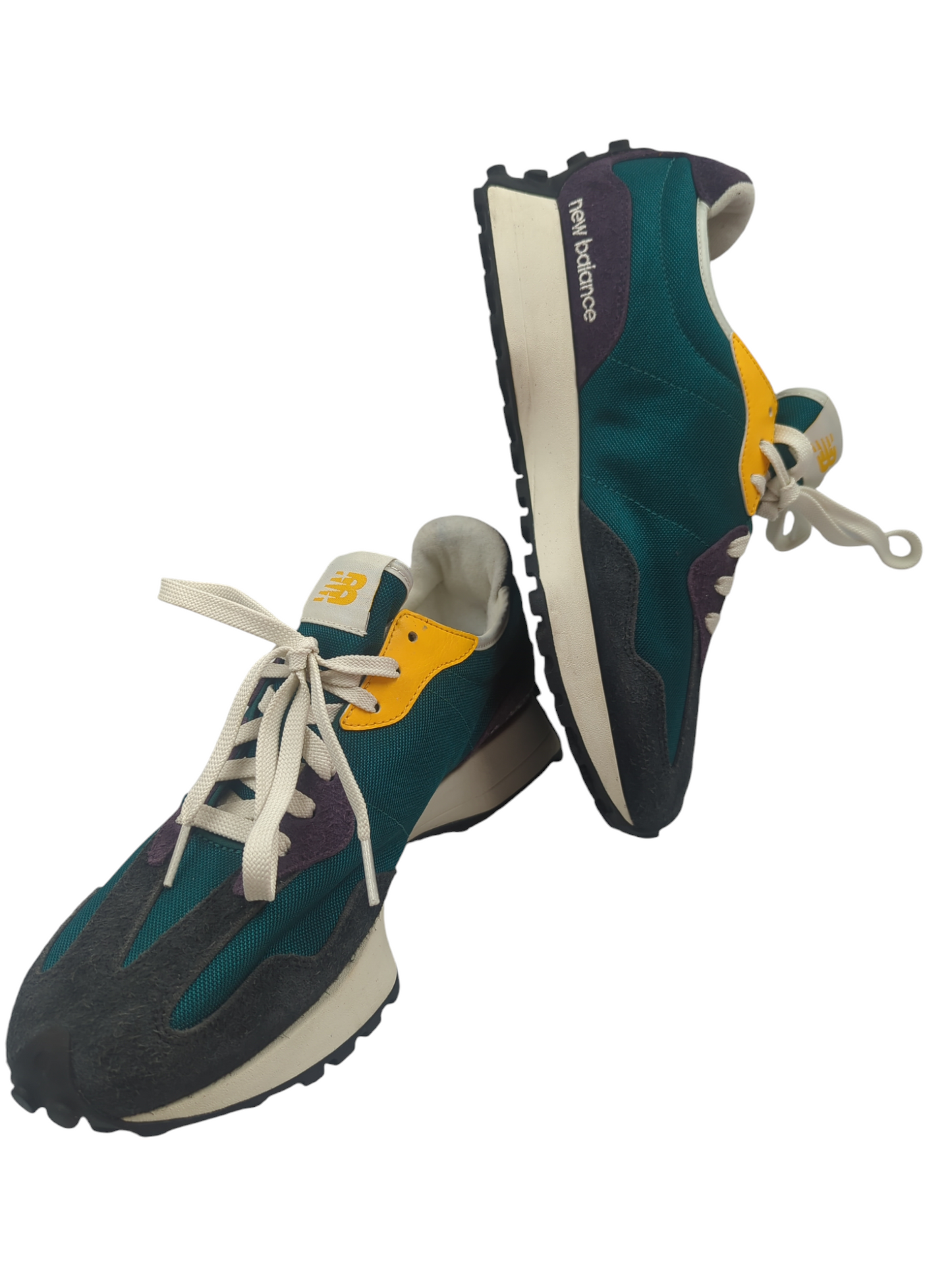 New Balance 327 Casual Training Verde / Morado No 27