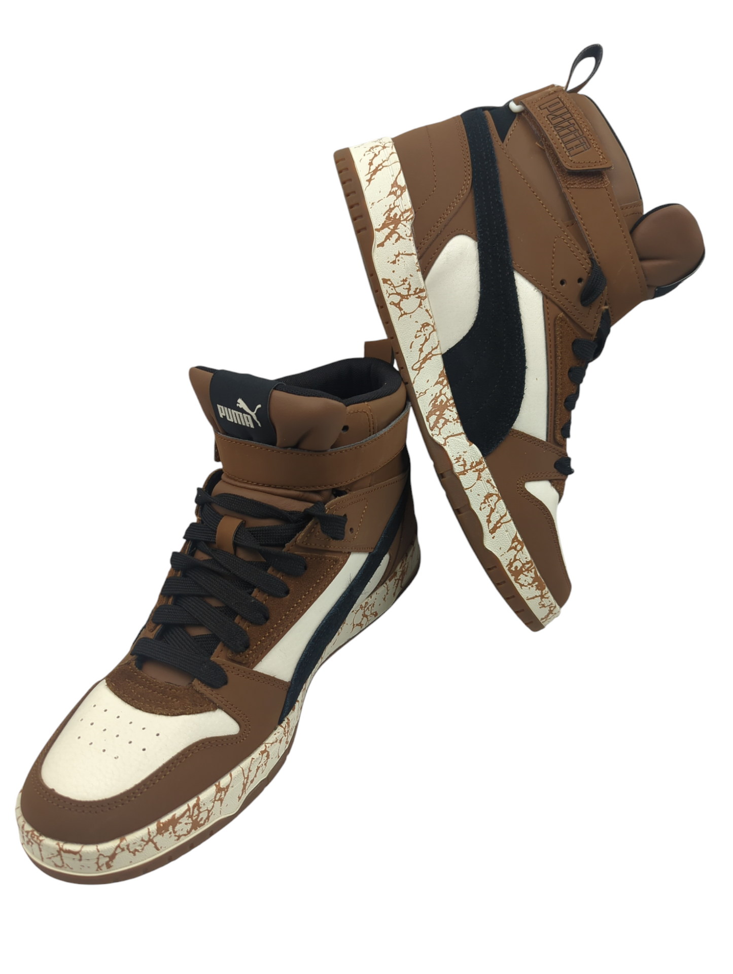 Puma Bota RBD Game Casual Cafe / Negro / Blanco No 27.5