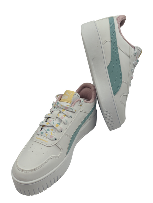 Puma Carina Street Media Plataforma Casual Blanco / Azul Pastel No 22.5