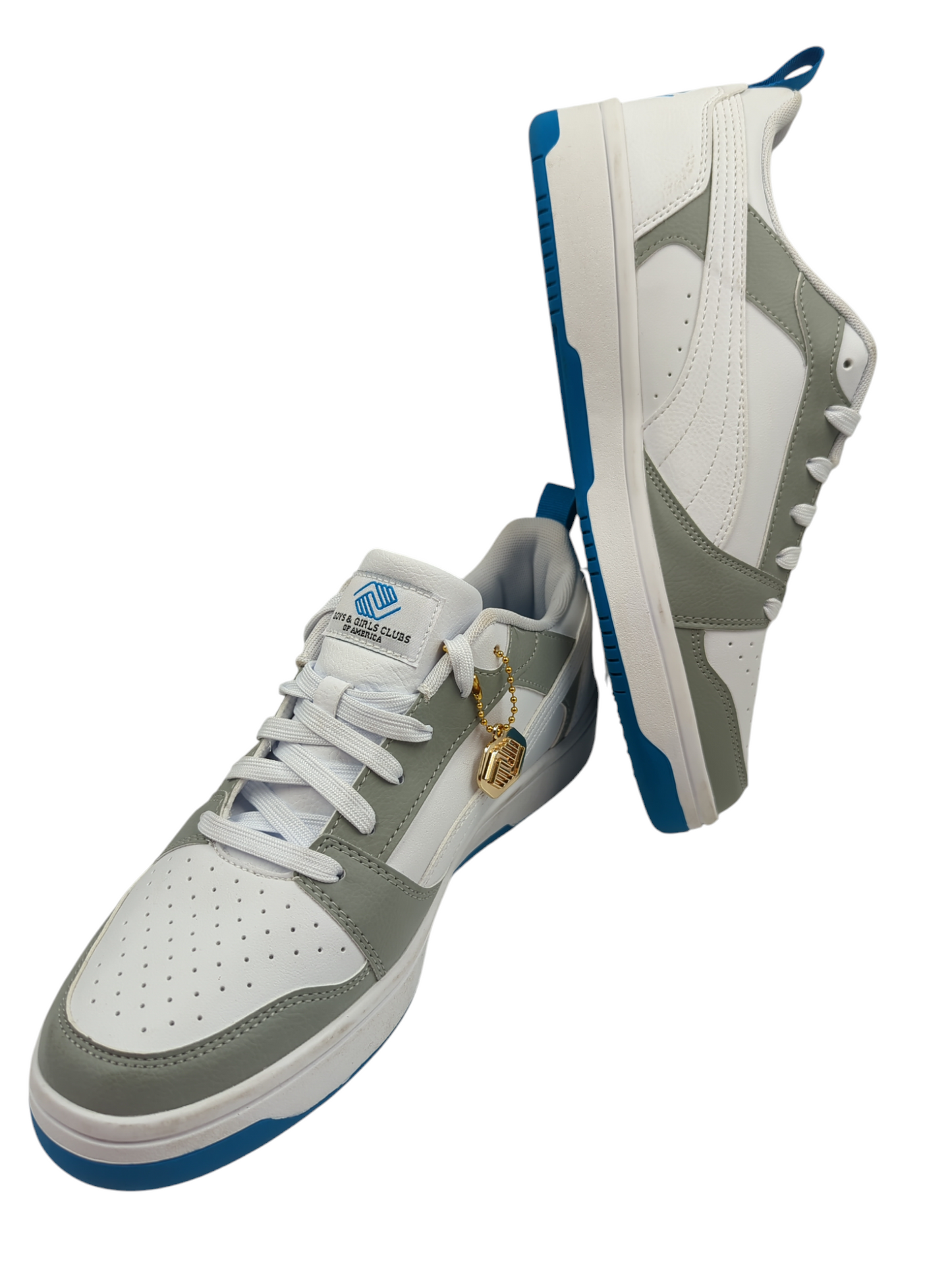 Puma Rebound V6 Casual Especial Edition Blanco / Gris / Azul No 27