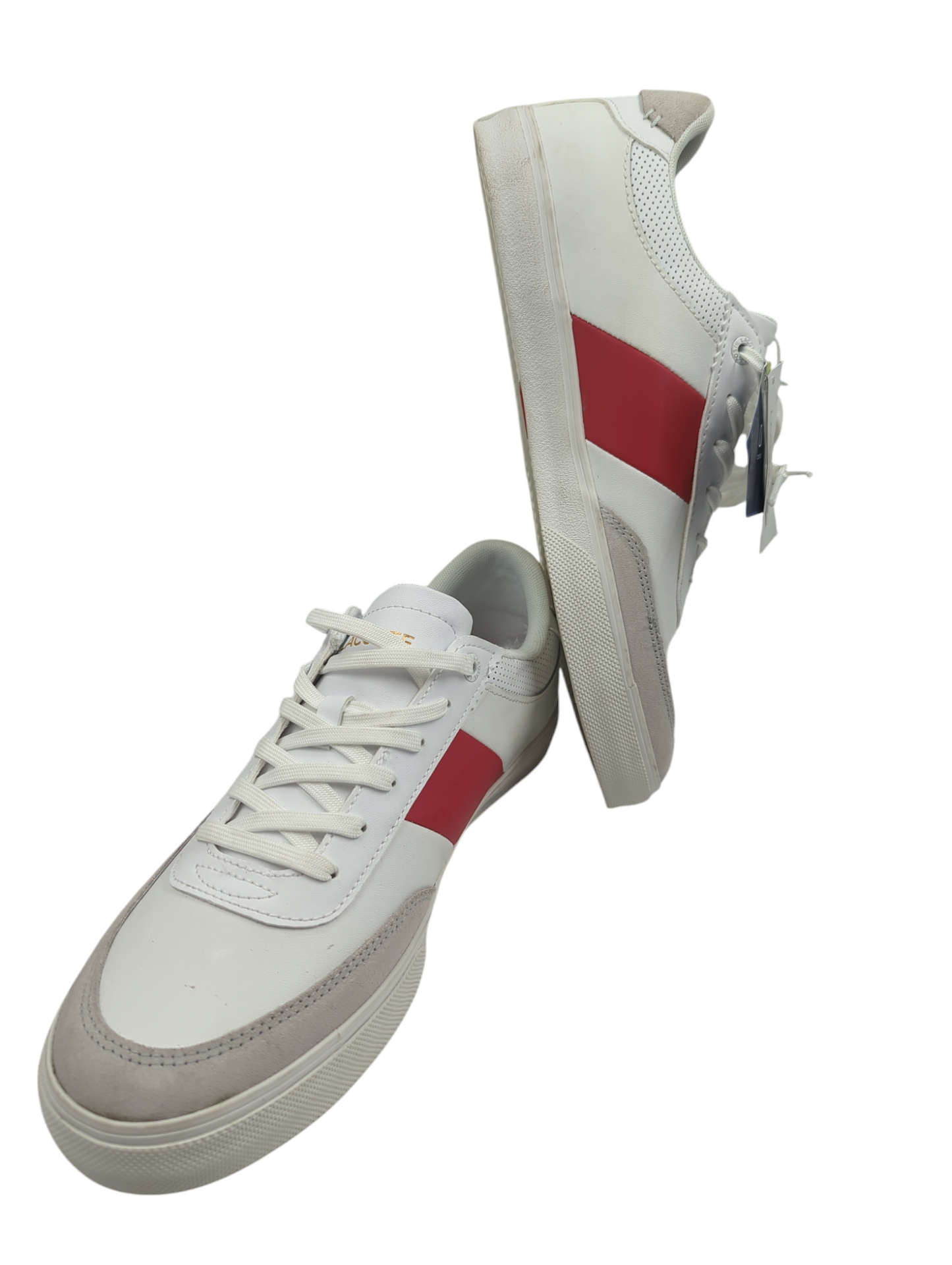 Lacoste Court Master Casual Blanco / Rojo No 26.5