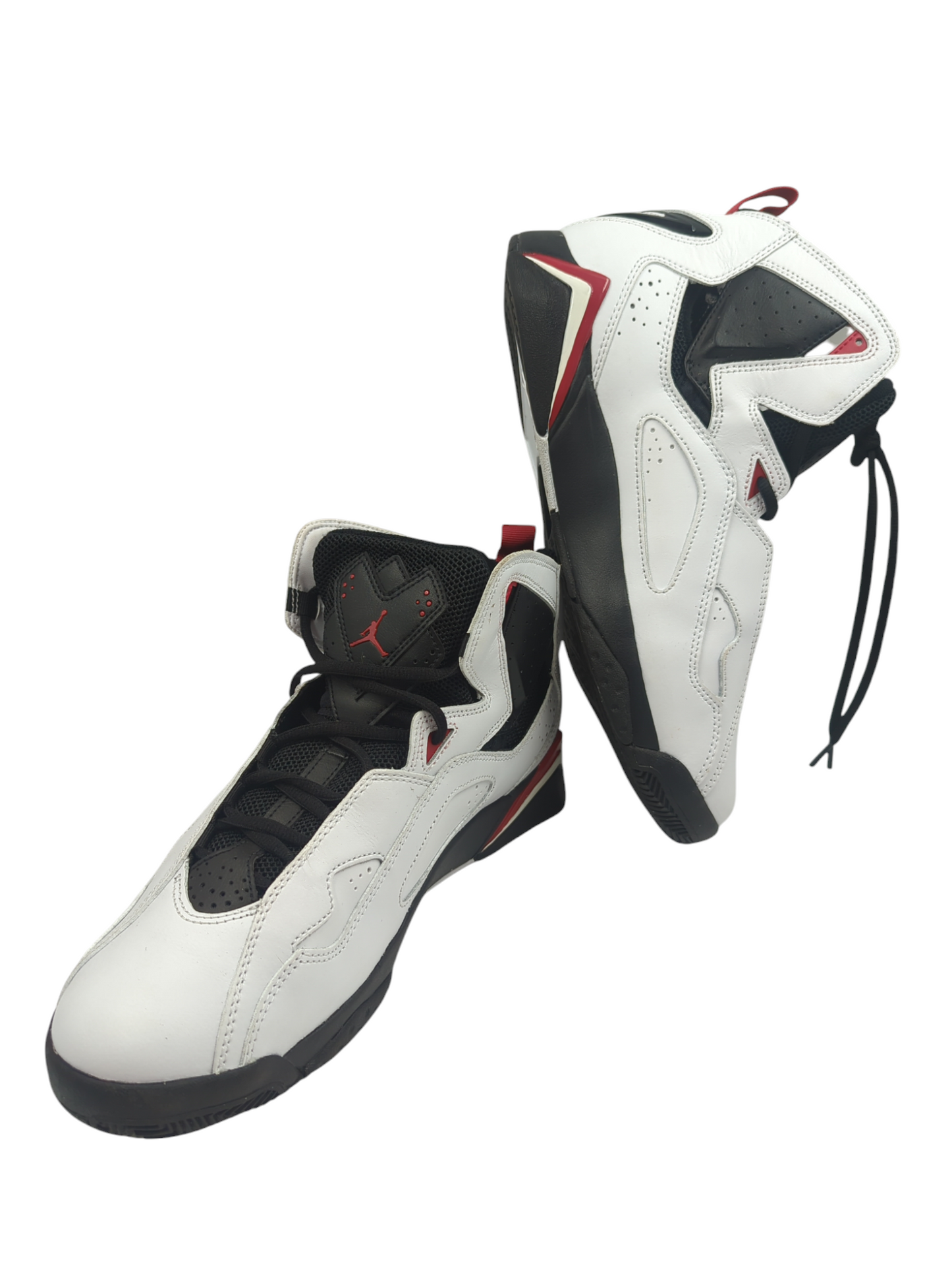 Jordan True Flight Basketball Pro Blanco / Negro / Rojo No 28.5
