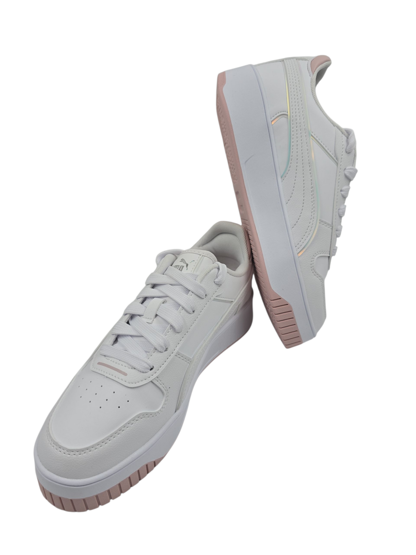 Puma Carina Street Holo Casual Media Plataforma Blanco / Rosa No 23
