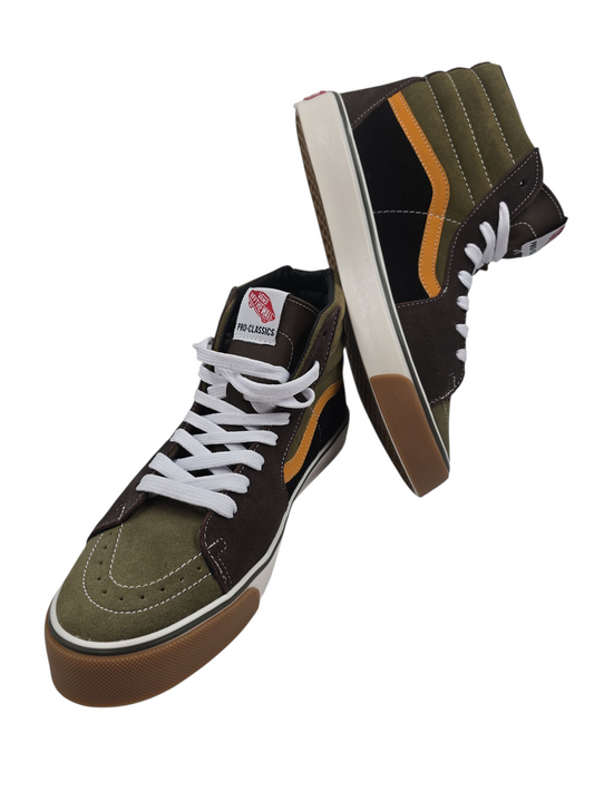 Vans Pro Classics Bota Casual Cafe / Verde Suede No 27