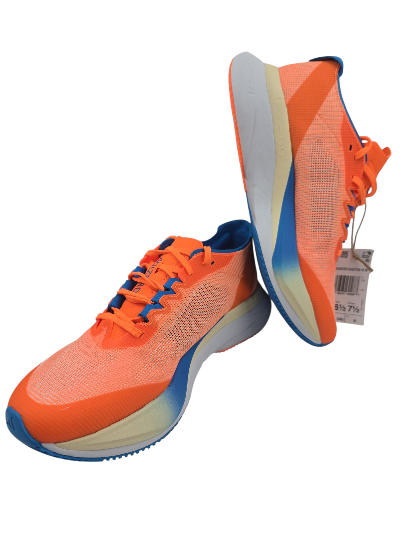 Adidas Adizero Boston 12 Running Pro Naranja / Azul No 24.5