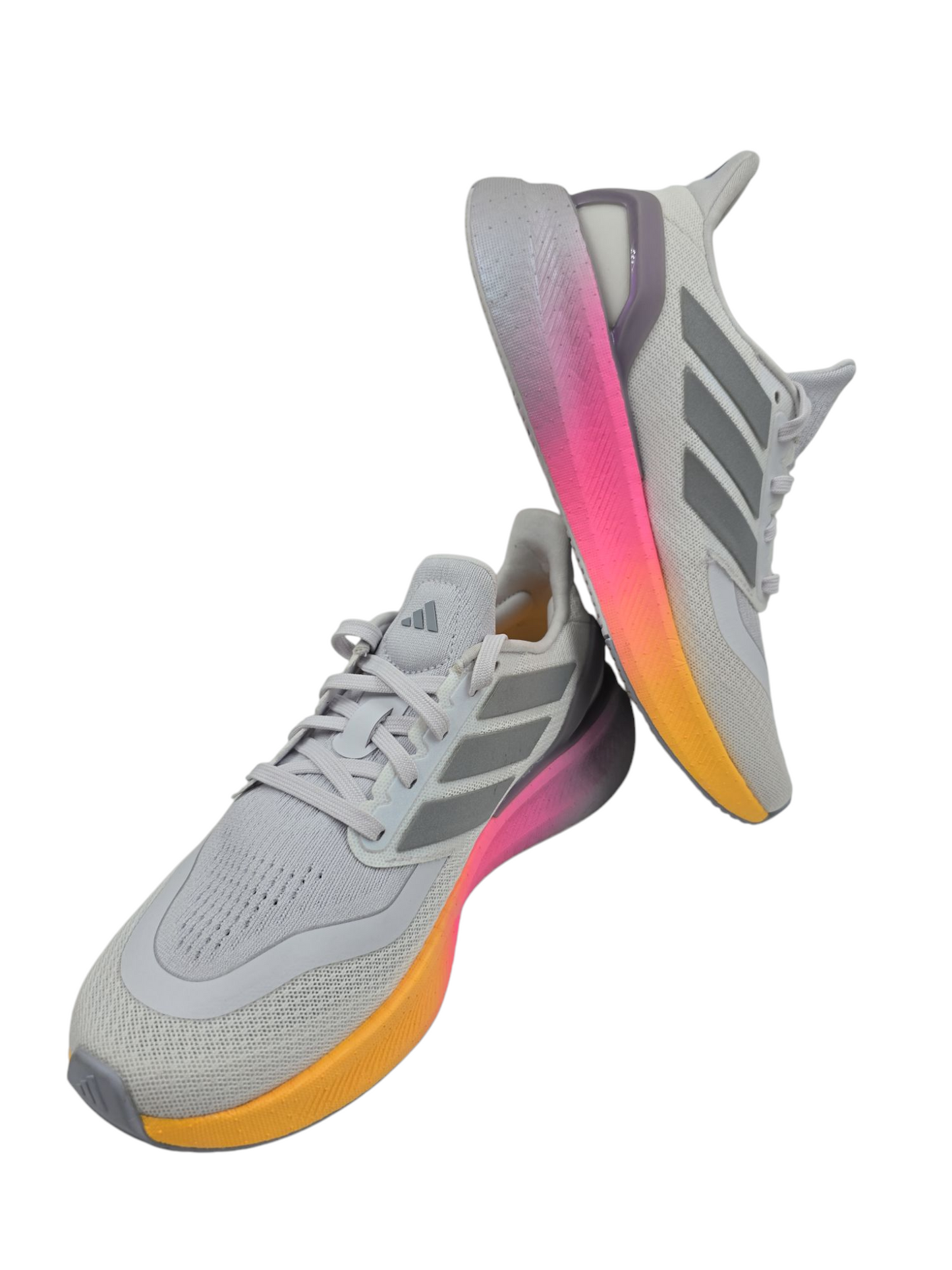 Adidas Pure Boost Running Training Gris / Rosa / Naranja No 24.5