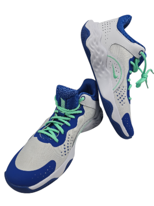 Nike Fly By Mid Basketball Blanco / Azul No 28.5