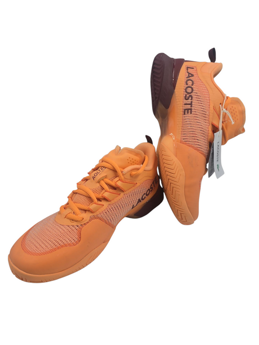Lacoste Ultra Clay Court Casual / Tennis / Frontenis / Squash Naranja / Vino No 23.5