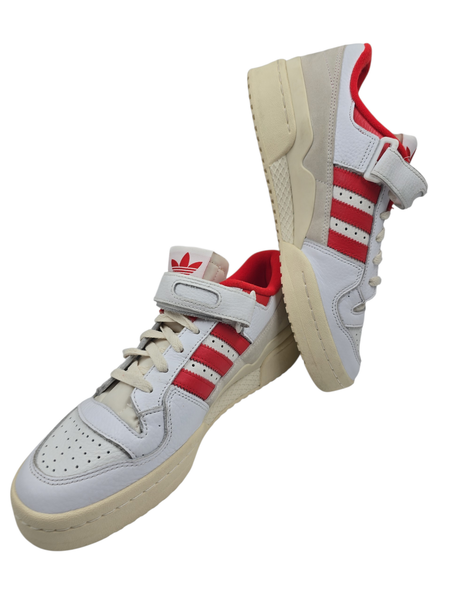 Adidas Forum Low Casual Piel Blanco / Rojo No 28