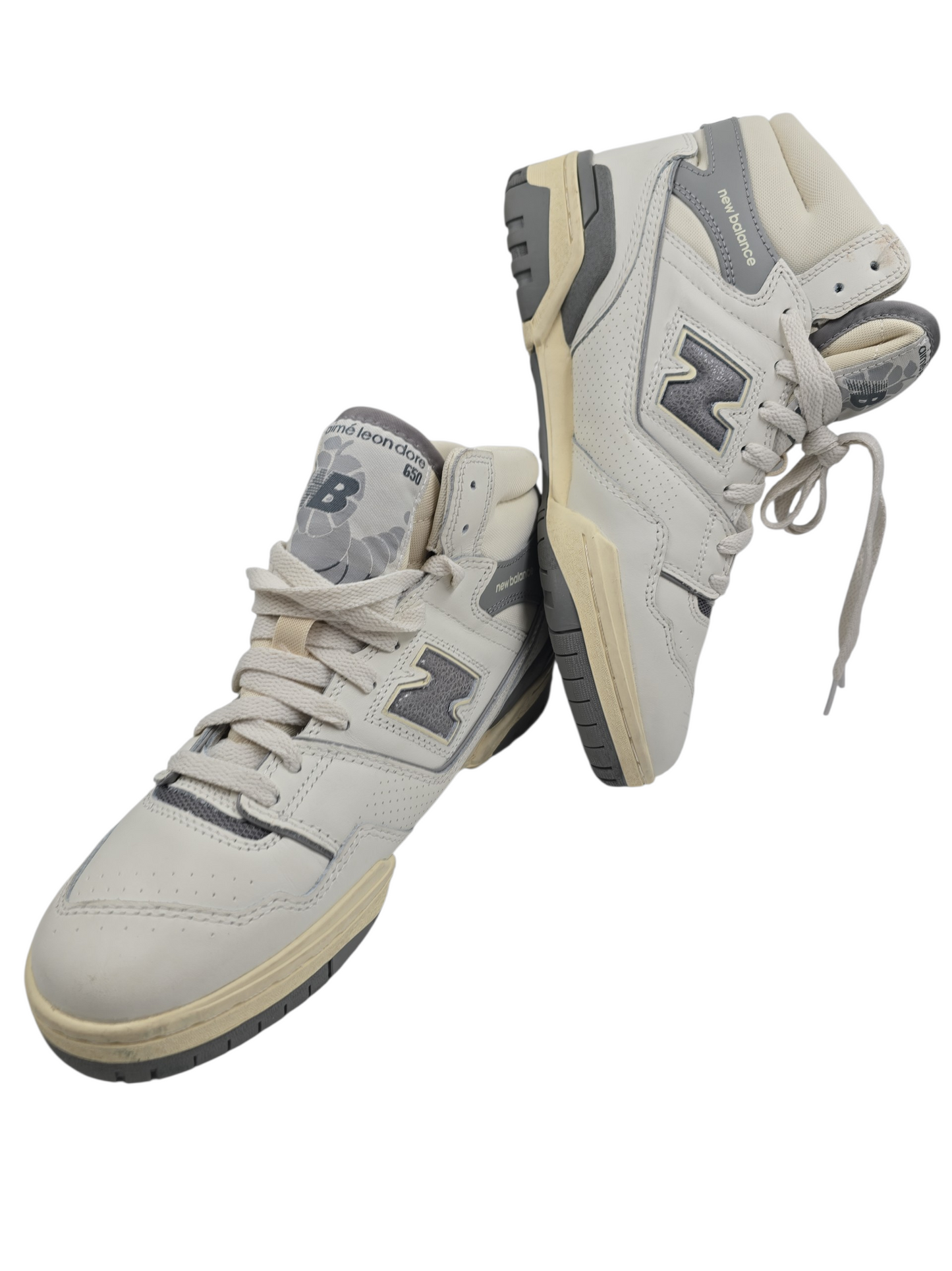 New Balance 650 Bota Casual Basketball Retro Blanco / Gris No 26