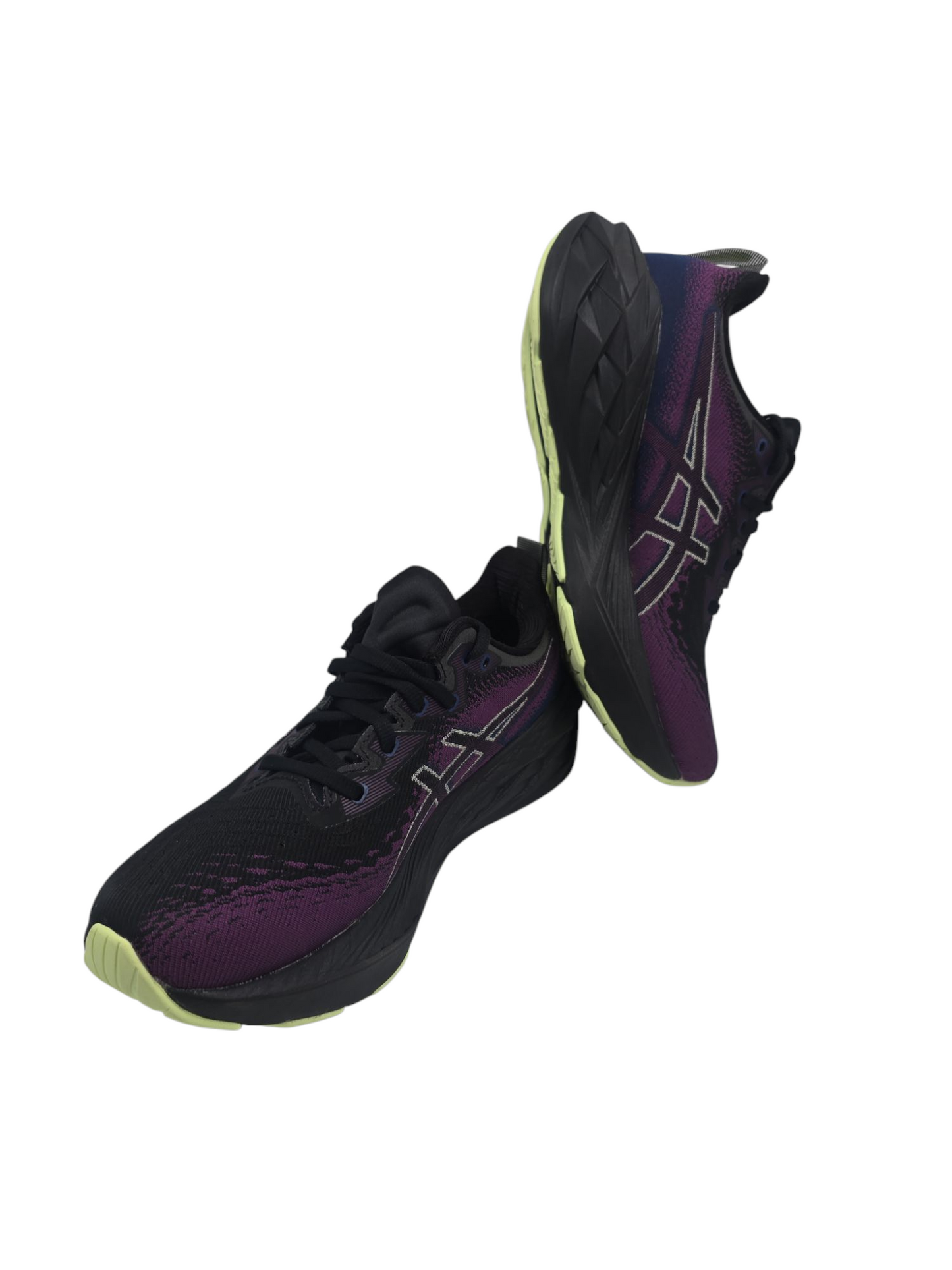 Asics Novablast 4 Running Pro Negro / Morado / Verde No 23.5