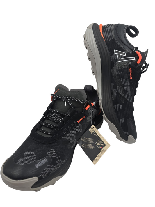 Puma Nitro 3 Gore Tex Running Trail Pro Negro / Naranja No 27.5