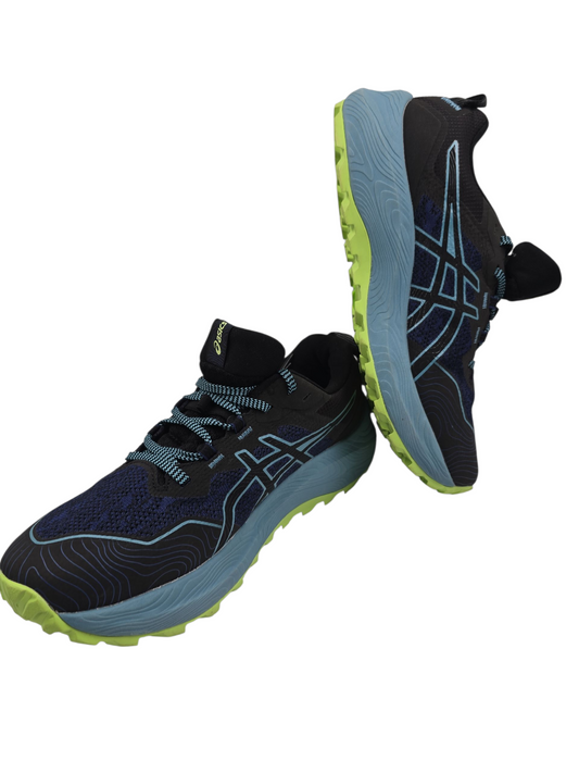 Asics Gel Tabuco 11 Running Trail Pro Negro / Azul / Rosa Neon No 26.5