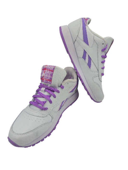 Reebok Classic Retro Casual Training Blanco Morado No 23.5