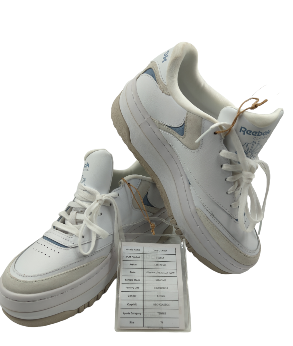 Reebok Club C Casual Plataforma Blanco / Azul No 24