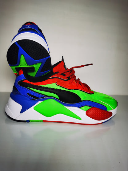 Puma Rsx Verde / Azul / Rojo No 22