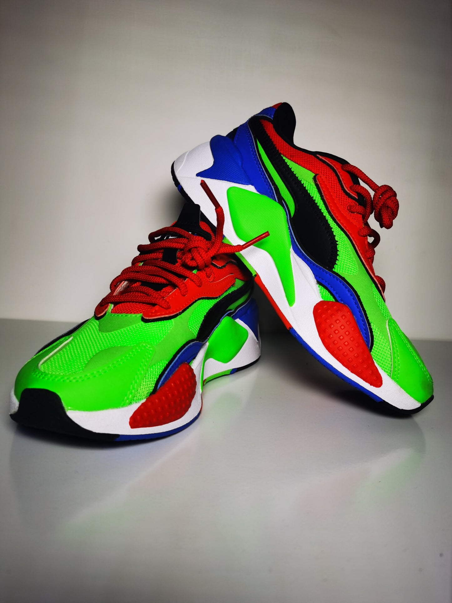 Puma Rsx Verde / Azul / Rojo No 22