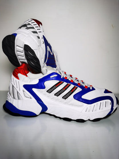 Adidas Retro Adiprene Torsion Blanco Azul Rojo No 27.5