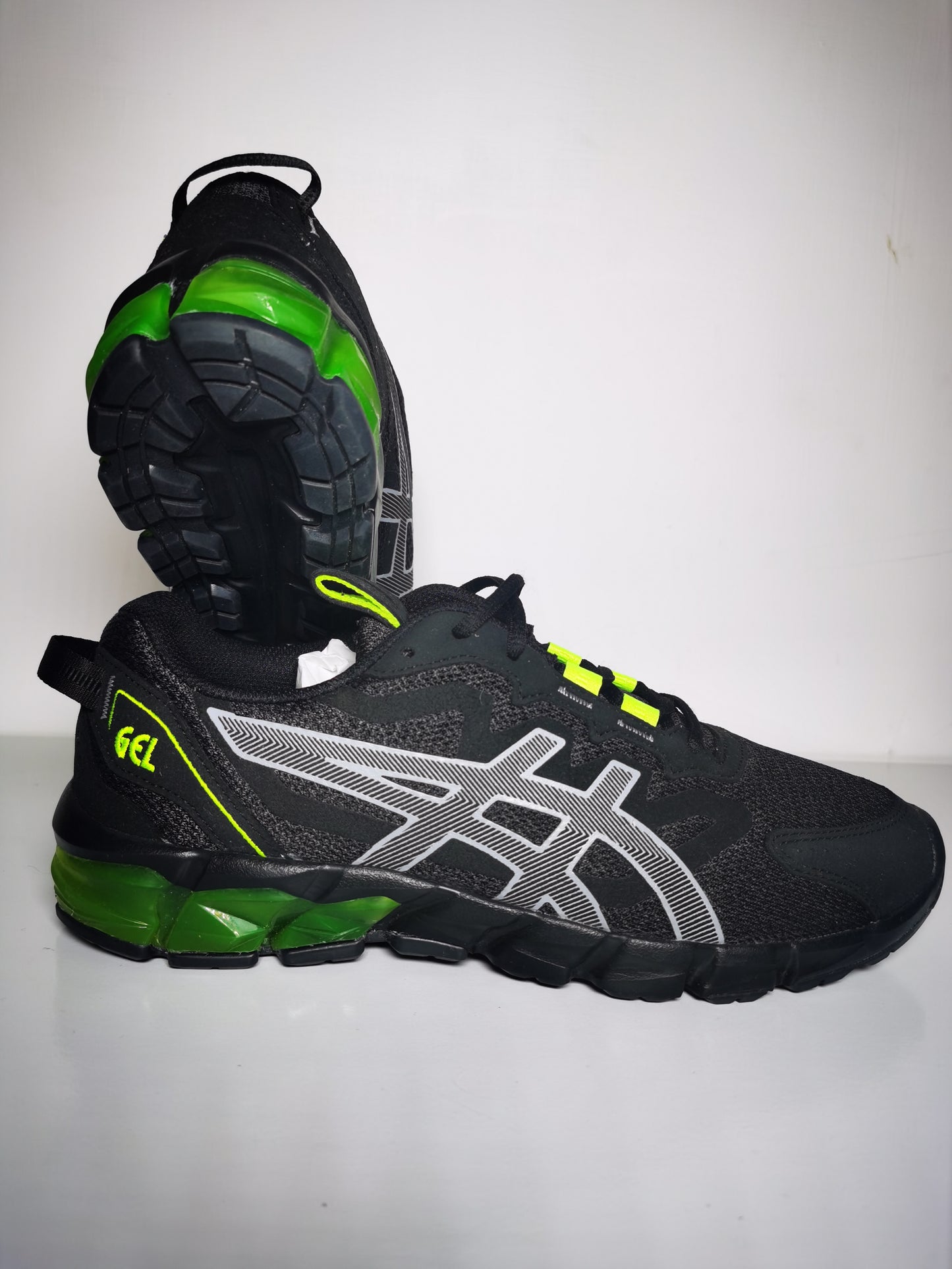 Asics Gel Quantum 90 Negro / Verde No 26.5