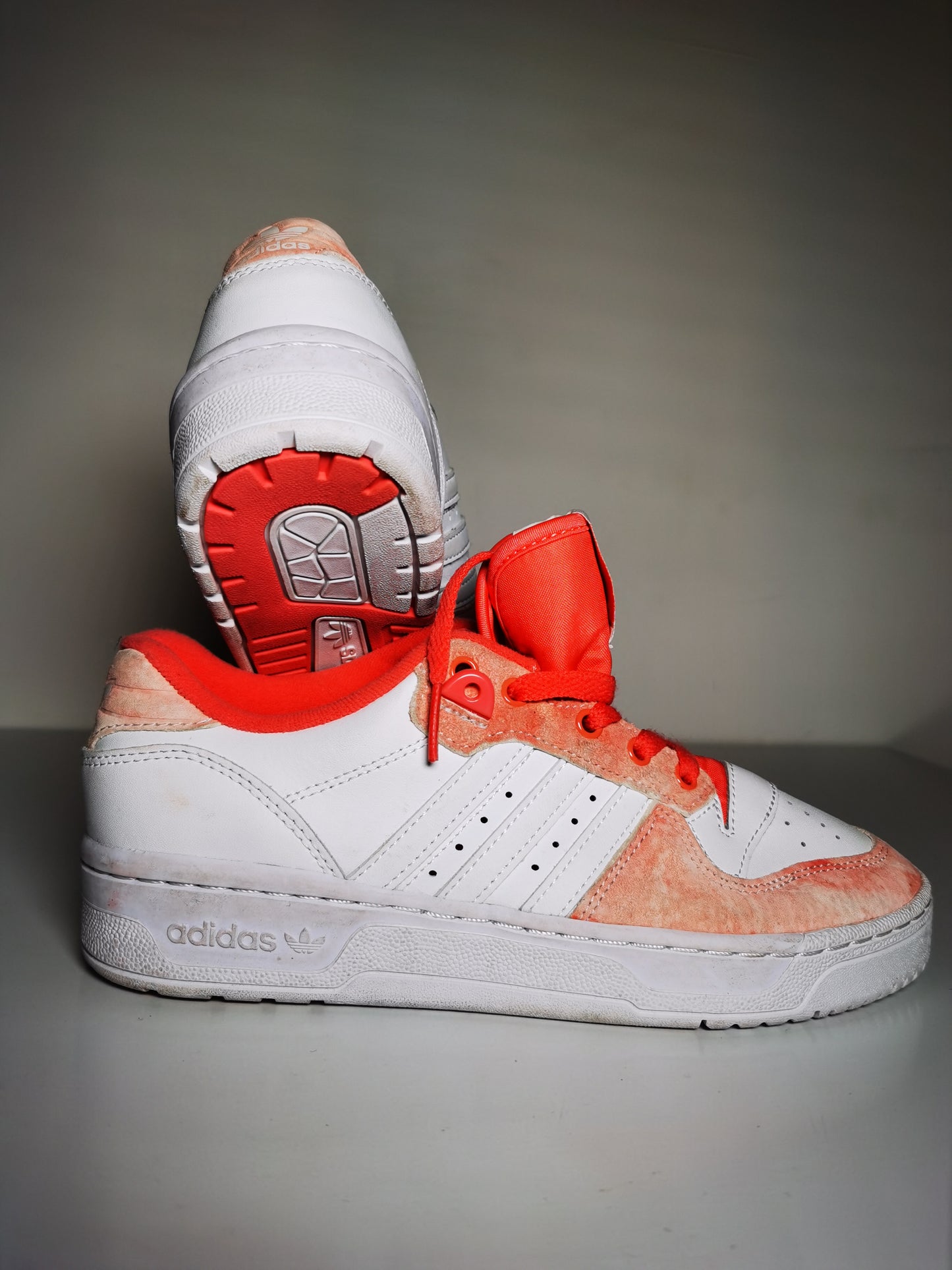 Adidas Rivalry Low Blanco / Rosa No 24.5