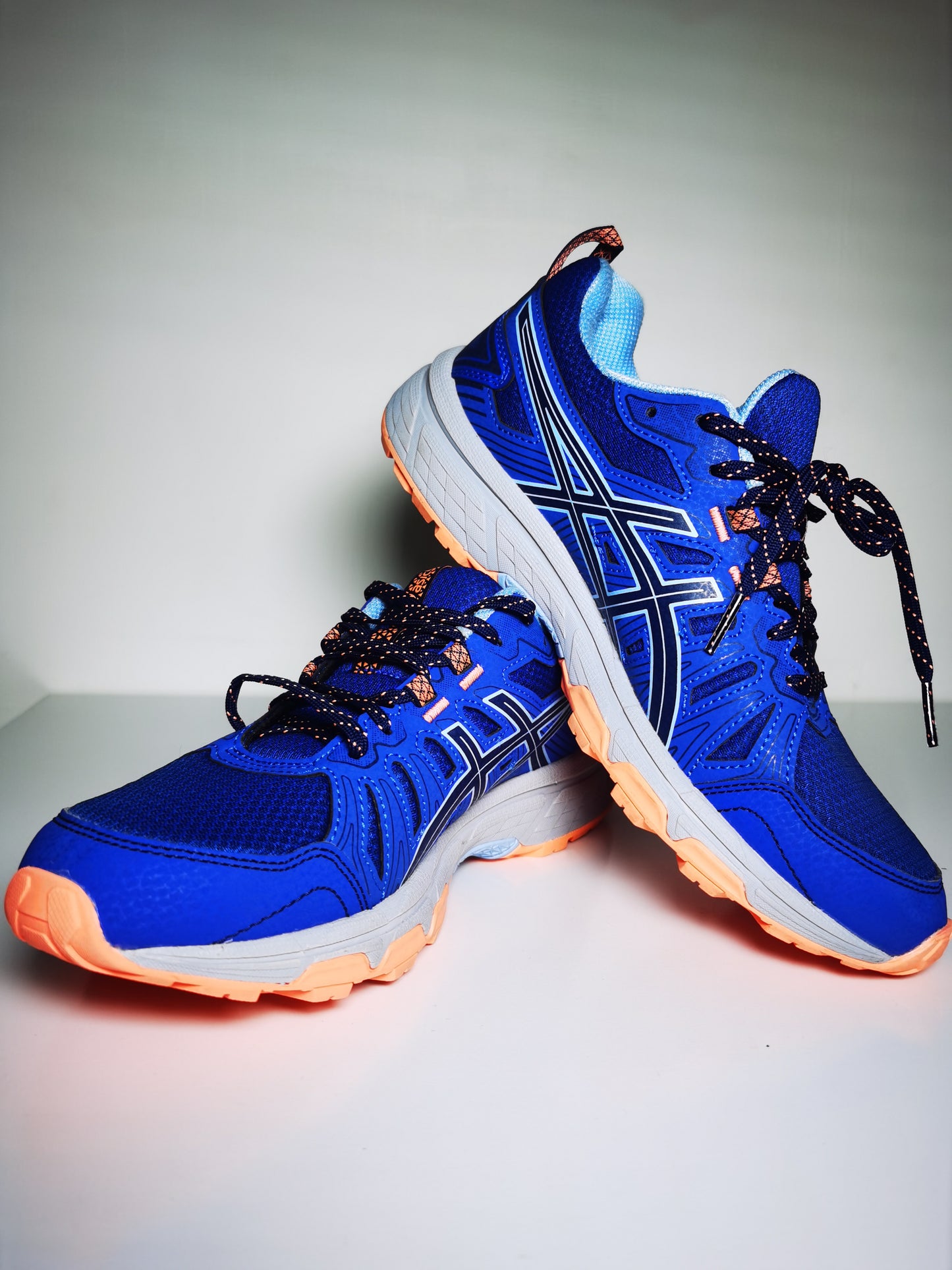 Asics Venture 7 Azul / Naranja No 25.5