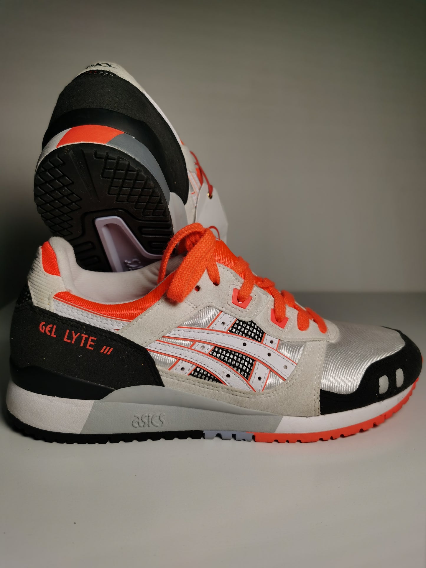 Asics Gel Lyte 3 Negro / Naranja No 25.5