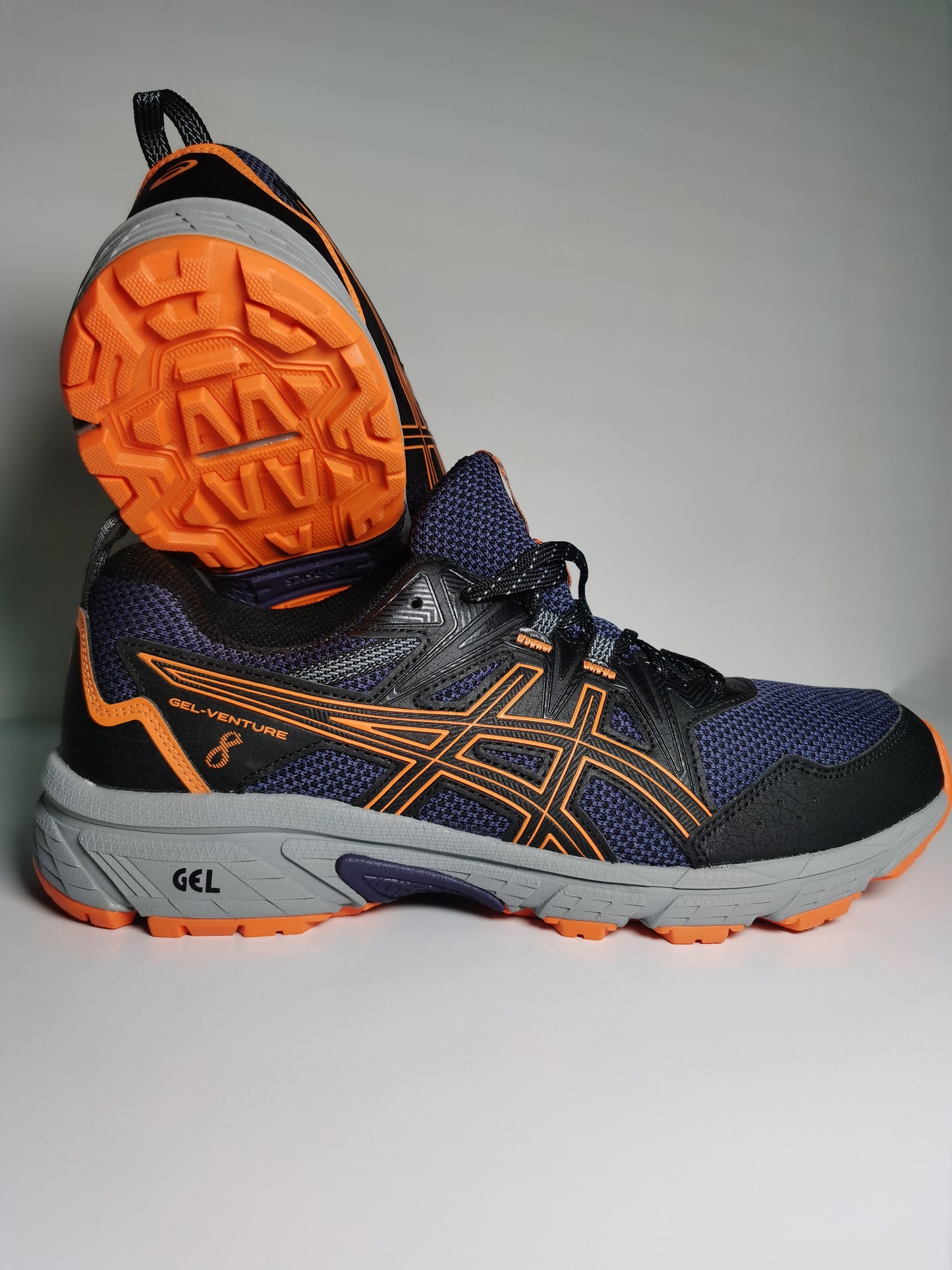 Asics Gel Venture 8 Naranja / Marino No 26.5