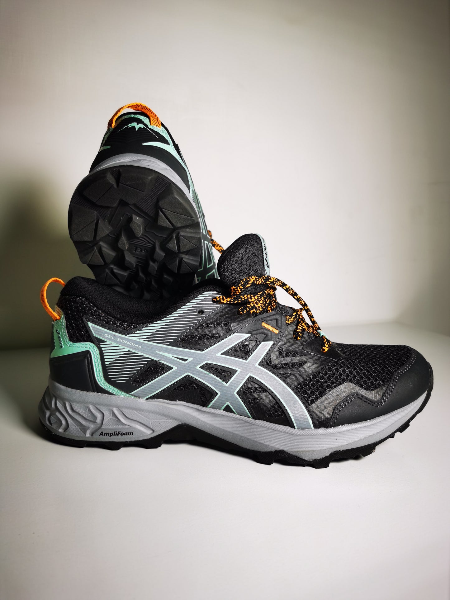 Asics Gel Sonoma 5 Negro / Turquesa No 24