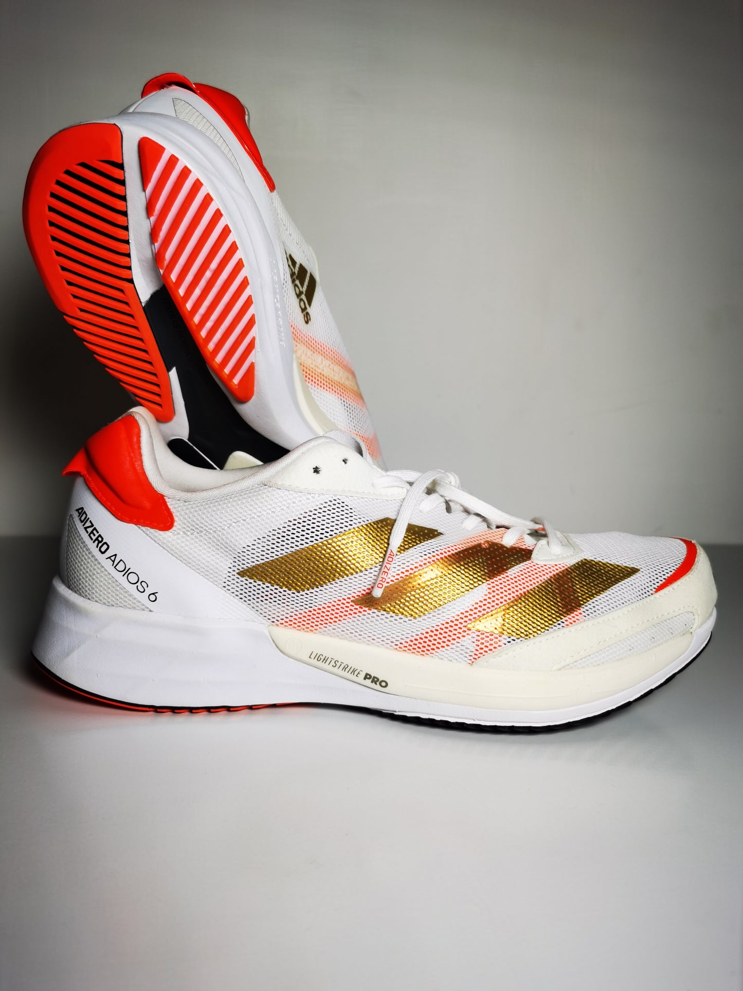 Adidas Adizero Adios 6 Blanco / Naranja / Dorado No 25