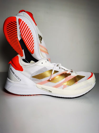 Adidas Adizero Adios 6 Blanco / Naranja / Dorado No 25