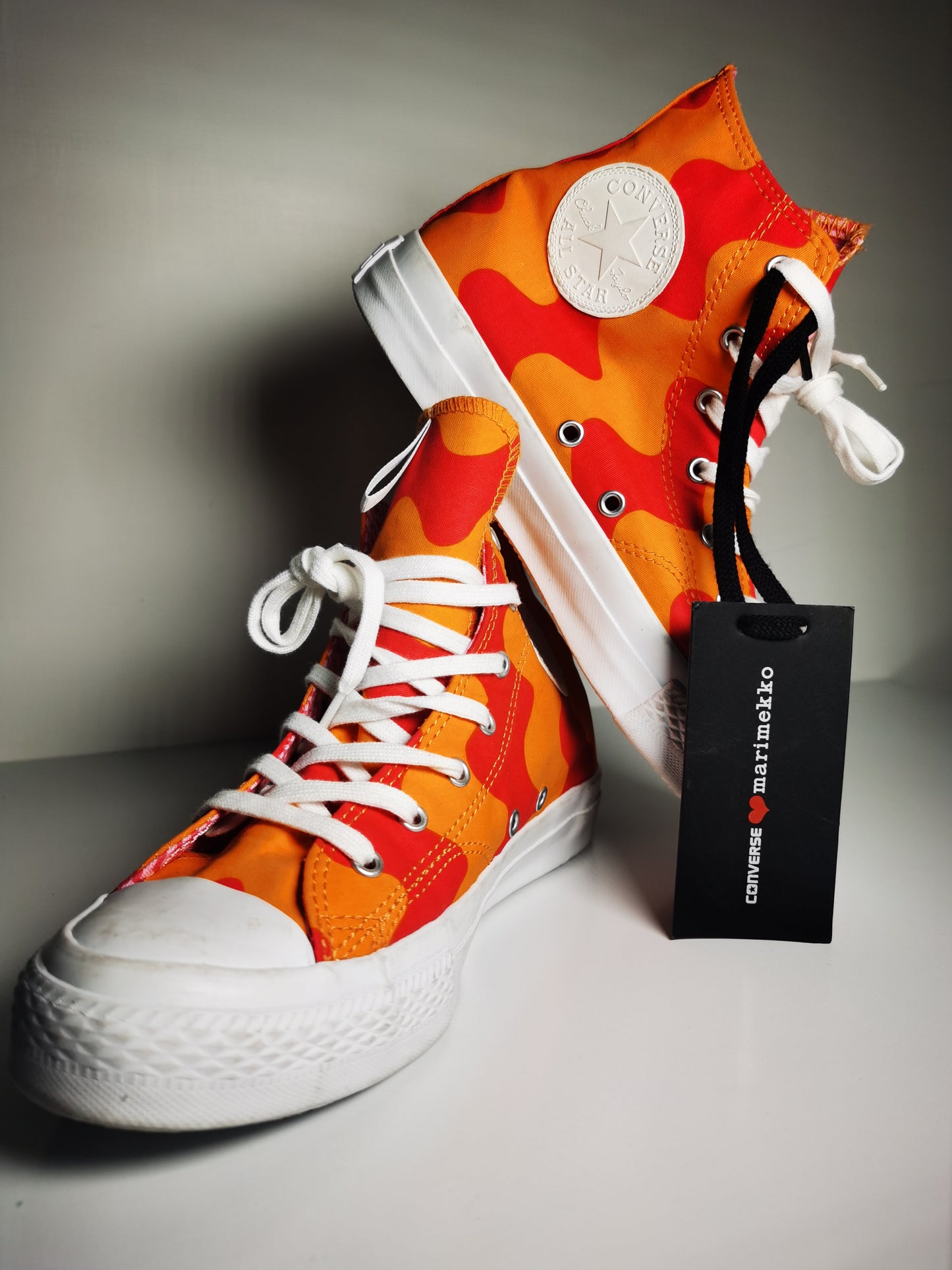 Converse Marimeko Bota Naranja / Rojo No 25