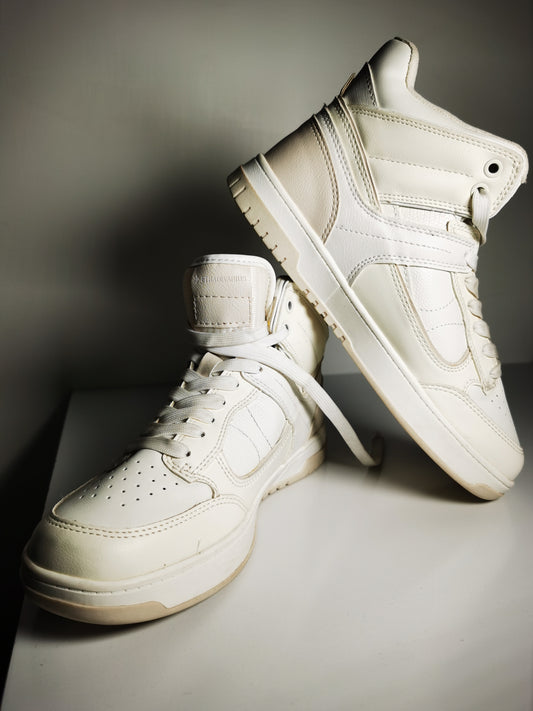 Bota Alta Stradivarius Blanco No 25.5