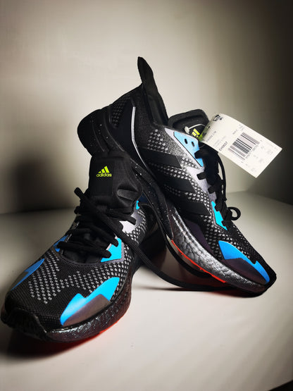 Adidas Boost Running Negro / Azul / Morado No 26.5