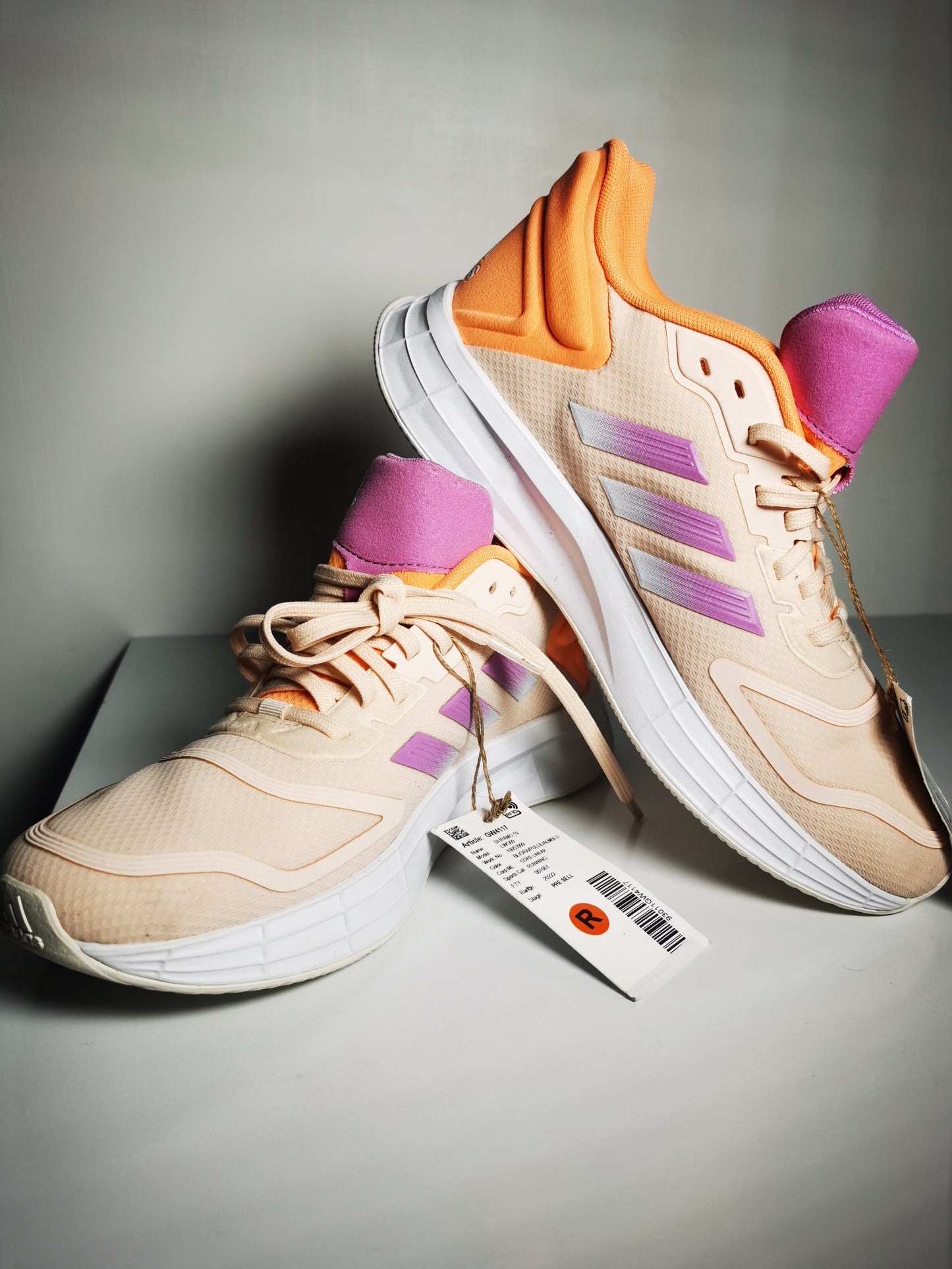 Adidas Lw09 Duramo Crema / Naranja No 24