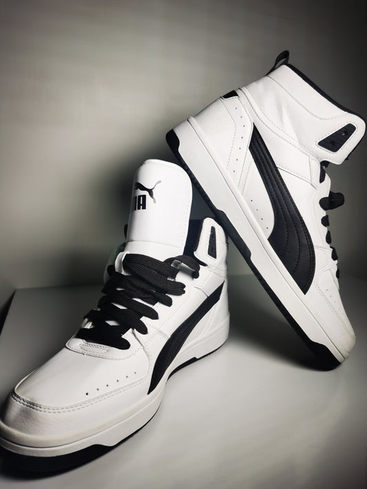 Puma Bota Casual Blanco / Negro No 27