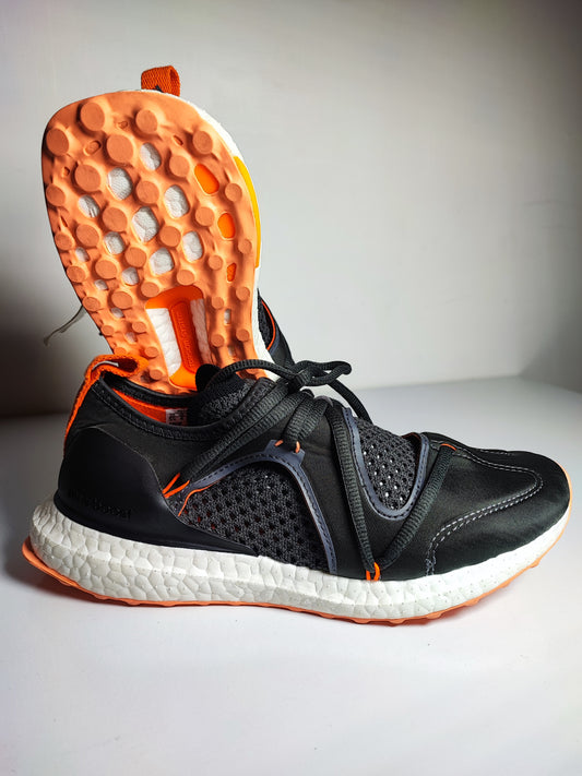 Adidas Ultraboost T.S Negro / Blanco / Naranja No 22.5
