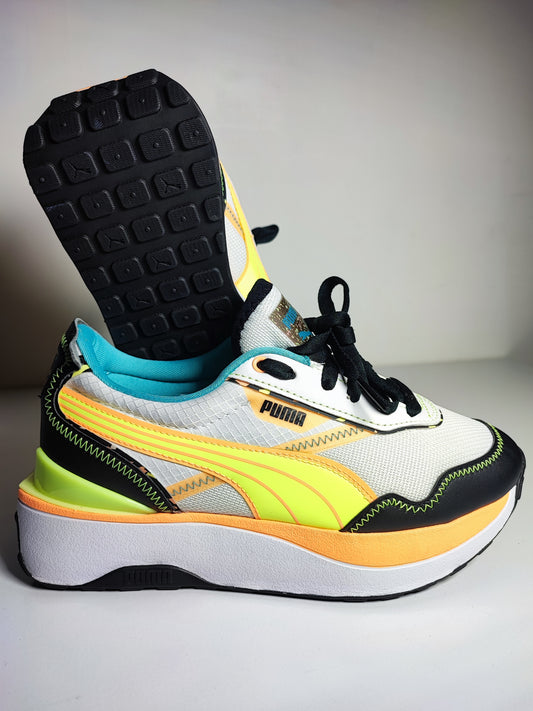 Puma Future Runner Blanco / Verde / Negro No 22.5